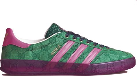 gucci adidas gazelle green|gucci adidas t shirts.